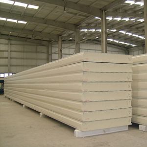 225mm聚氨酯彩鋼夾芯板產品圖片,225mm聚氨酯彩鋼夾芯板產品相冊 - 北京華都寶拉建筑板材 - 九正